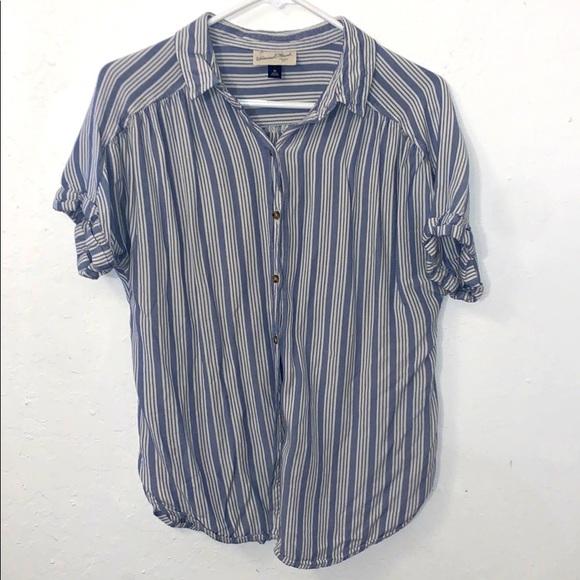 Universal Thread striped button up - Picture 1 of 4